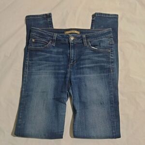 Joe's Women Jeans The Icon Flawless Mid Rise Skinny Ankle W28(28x30) Blue Denim
